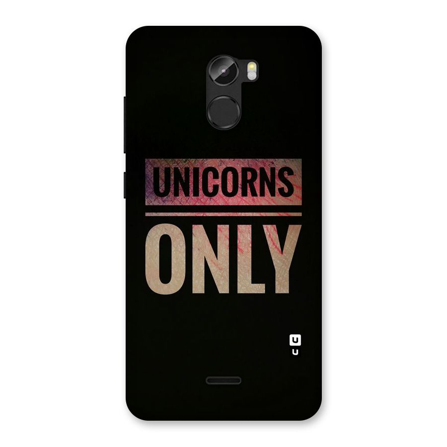 Unicorns Only Back Case for Gionee X1