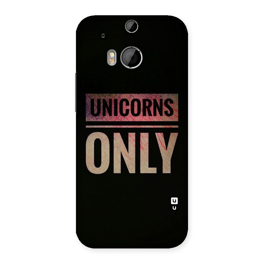 Unicorns Only Back Case for HTC One M8