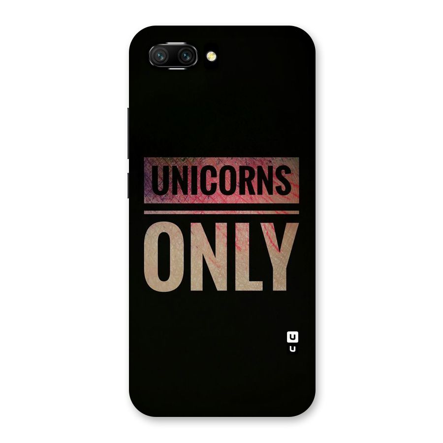 Unicorns Only Back Case for Honor 10