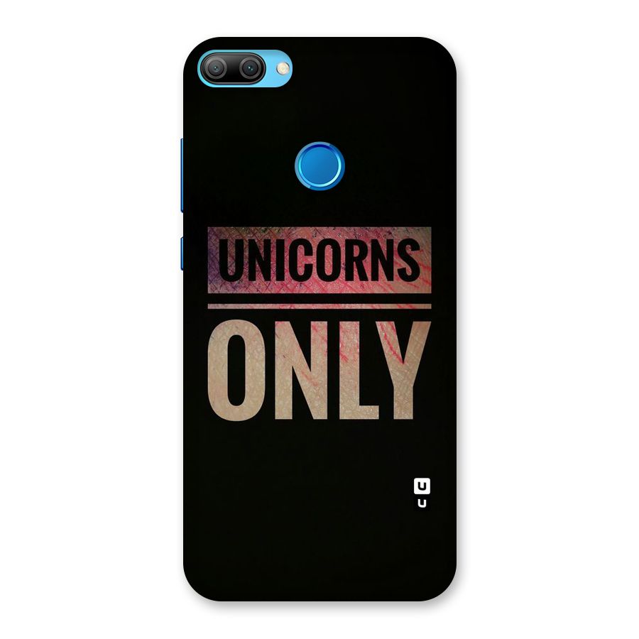 Unicorns Only Back Case for Honor 9N
