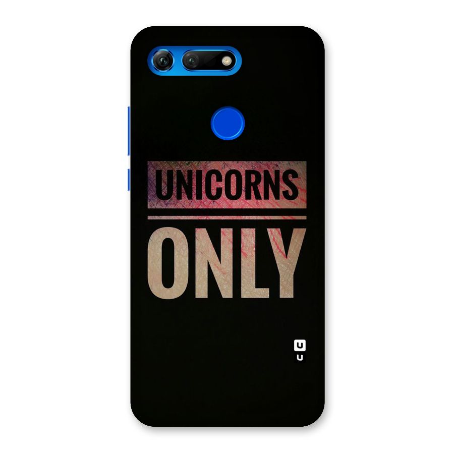 Unicorns Only Back Case for Honor View 20