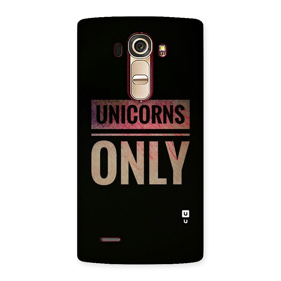 Unicorns Only Back Case for LG G4