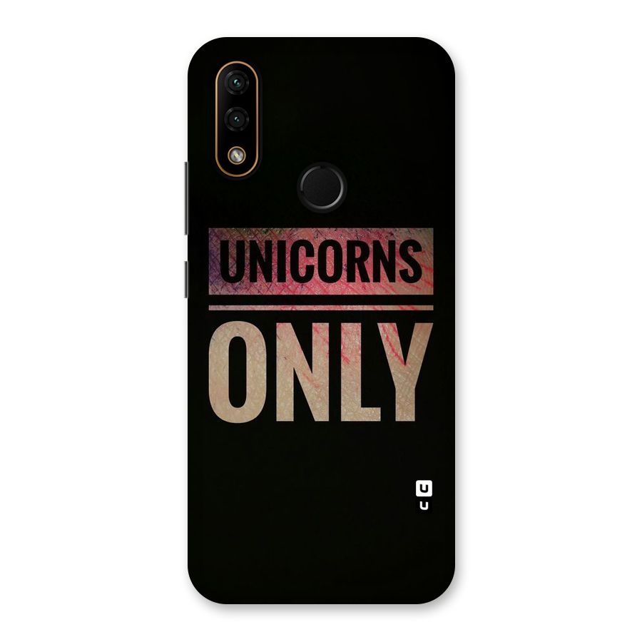 Unicorns Only Back Case for Lenovo A6 Note