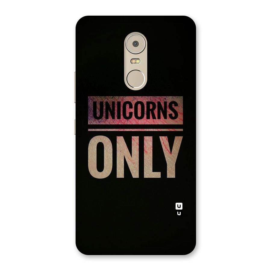 Unicorns Only Back Case for Lenovo K6 Note