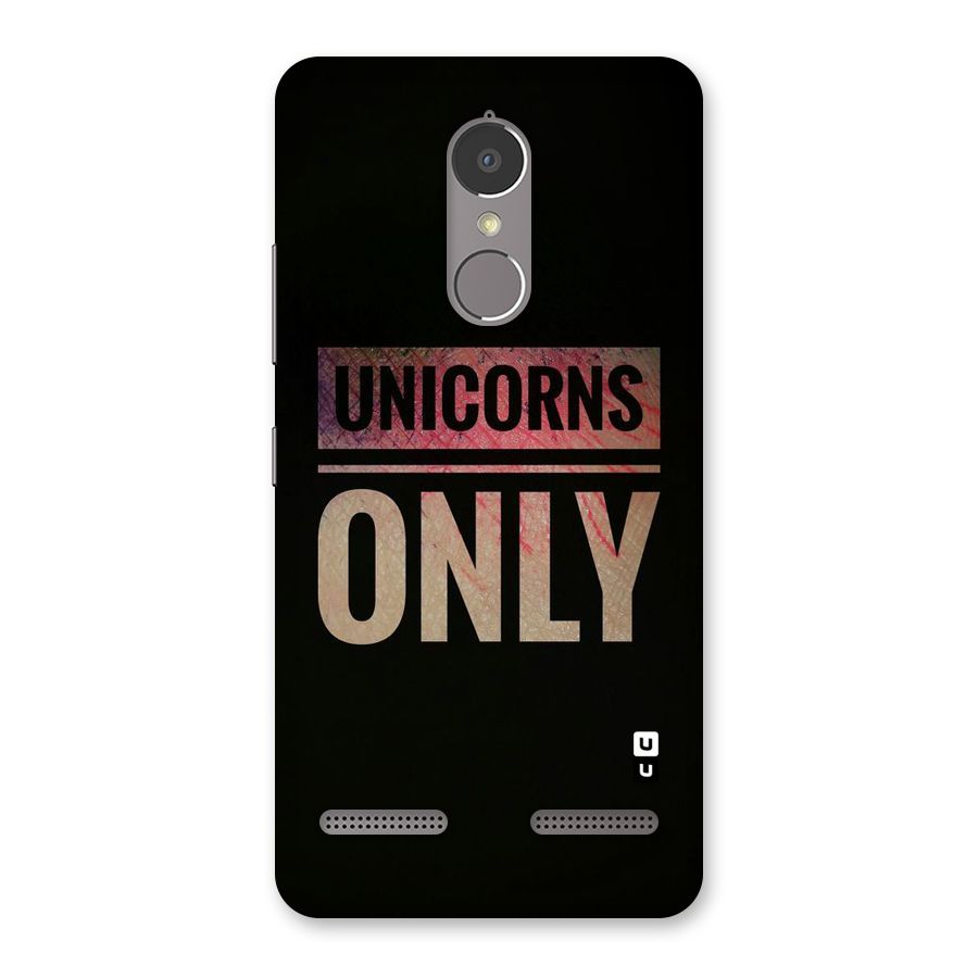 Unicorns Only Back Case for Lenovo K6 Power