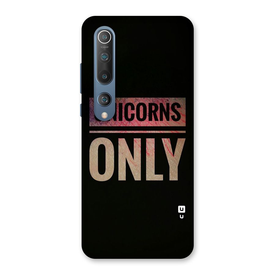 Unicorns Only Back Case for Mi 10