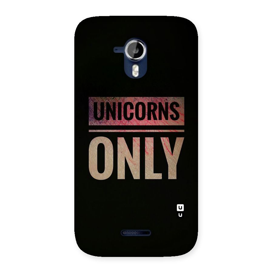 Unicorns Only Back Case for Micromax Canvas Magnus A117