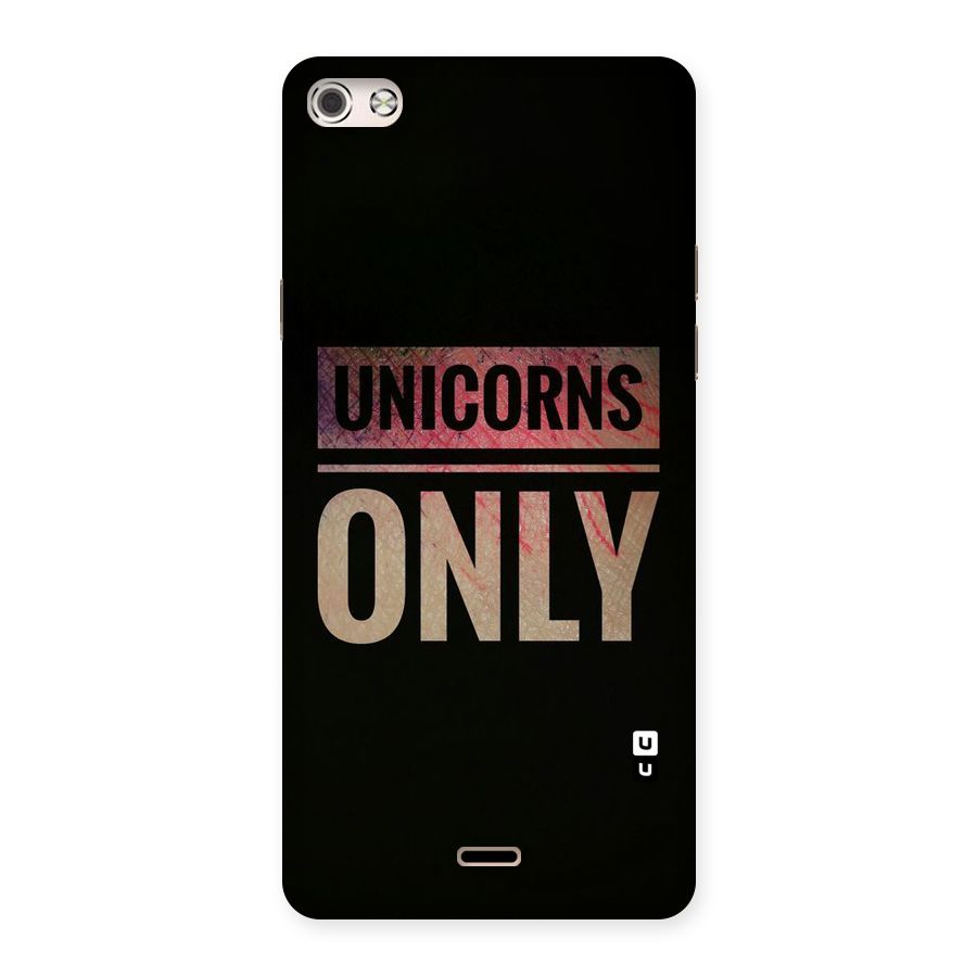 Unicorns Only Back Case for Micromax Canvas Silver 5