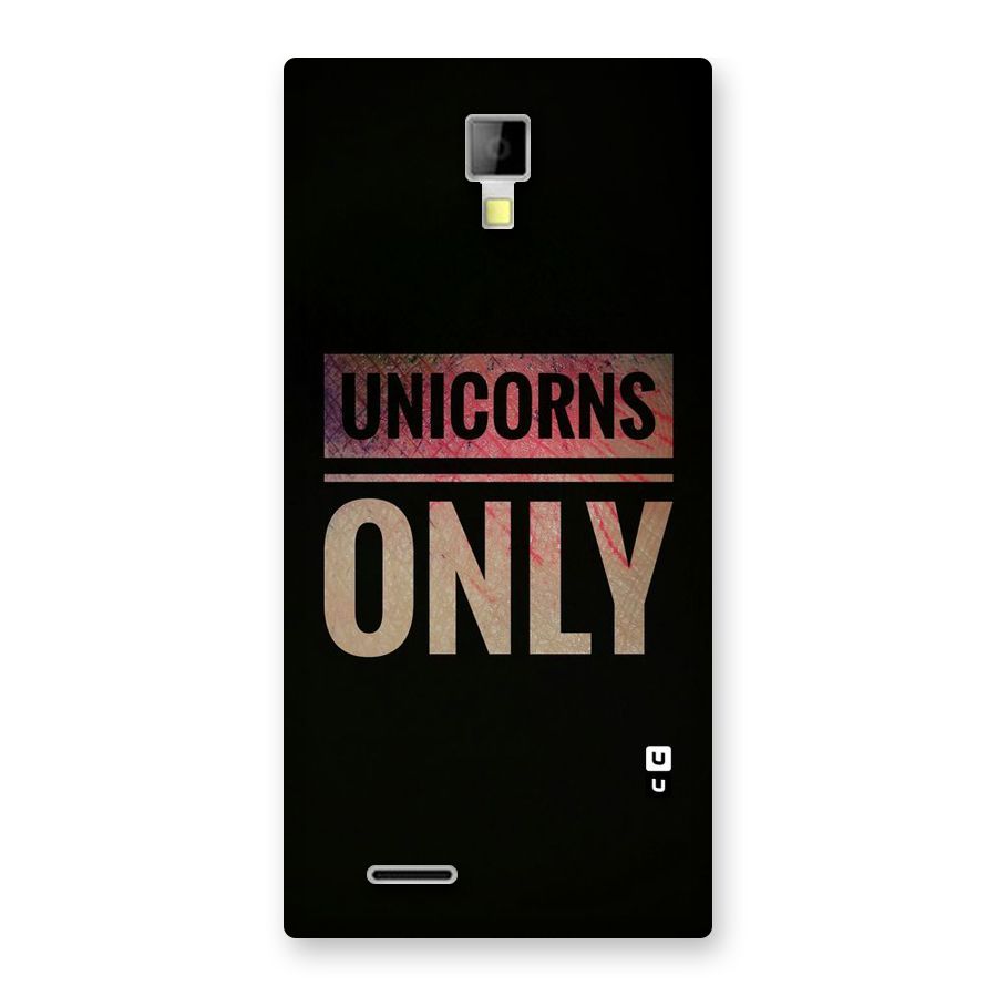 Unicorns Only Back Case for Micromax Canvas Xpress A99