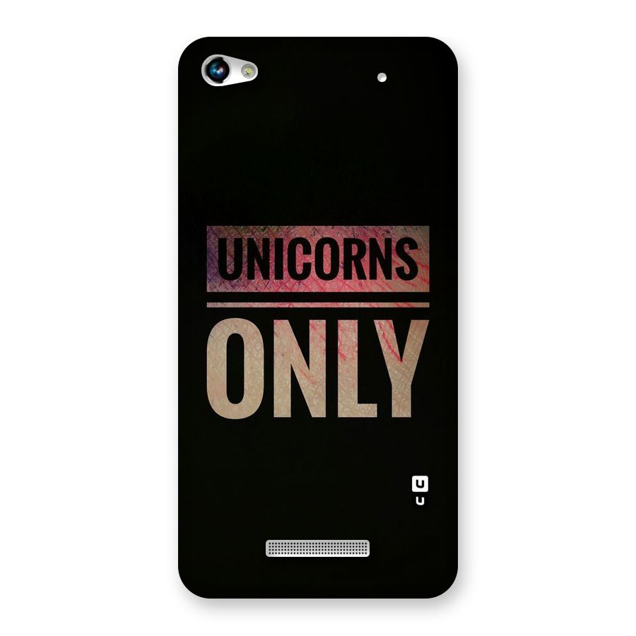 Unicorns Only Back Case for Micromax Hue 2