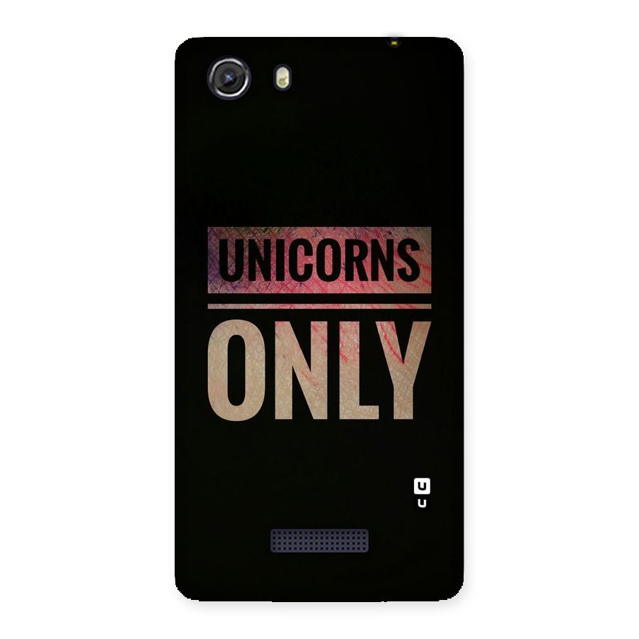 Unicorns Only Back Case for Micromax Unite 3