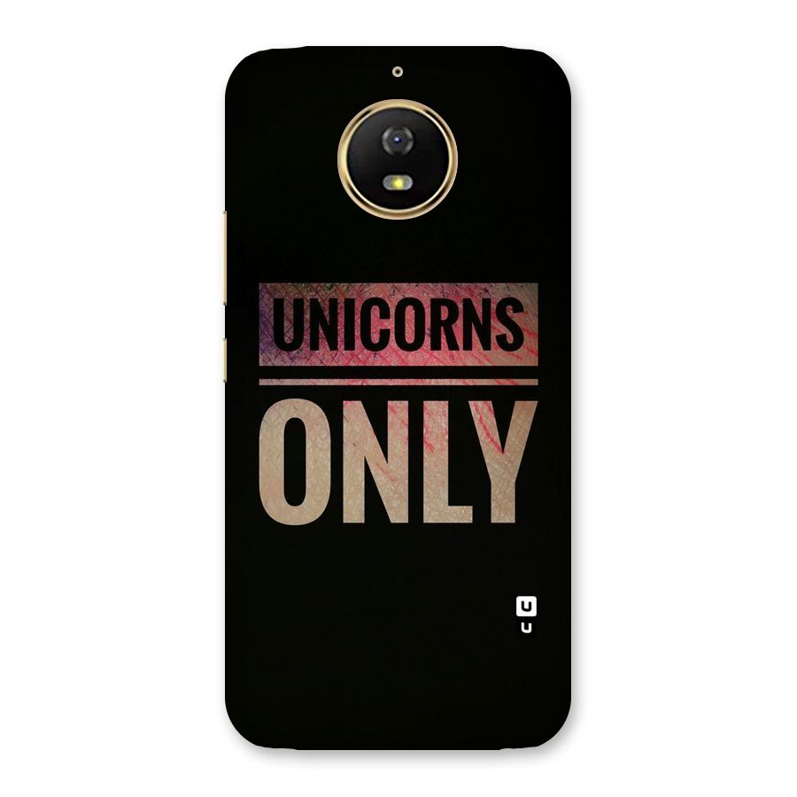 Unicorns Only Back Case for Moto G5s