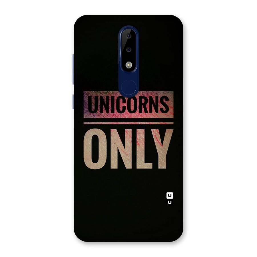 Unicorns Only Back Case for Nokia 5.1 Plus