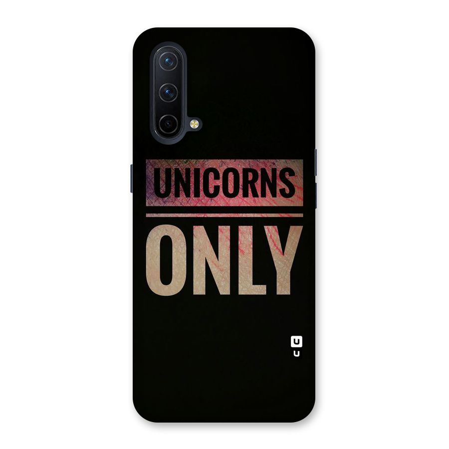 Unicorns Only Back Case for OnePlus Nord CE 5G