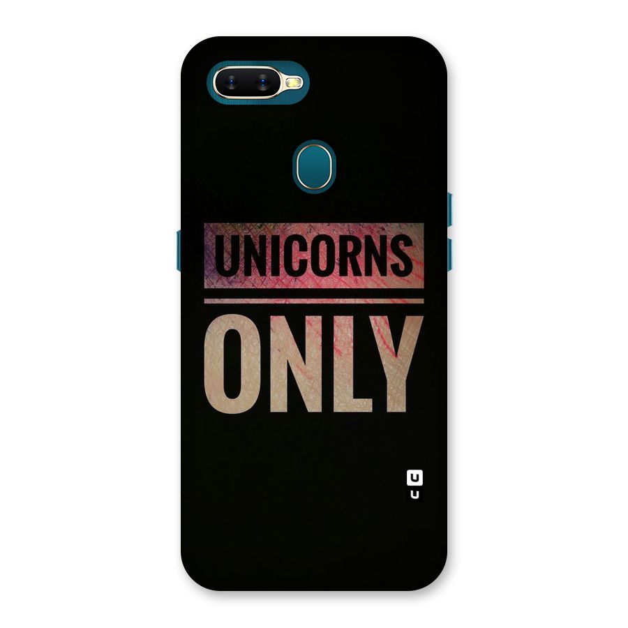 Unicorns Only Back Case for Oppo A11k
