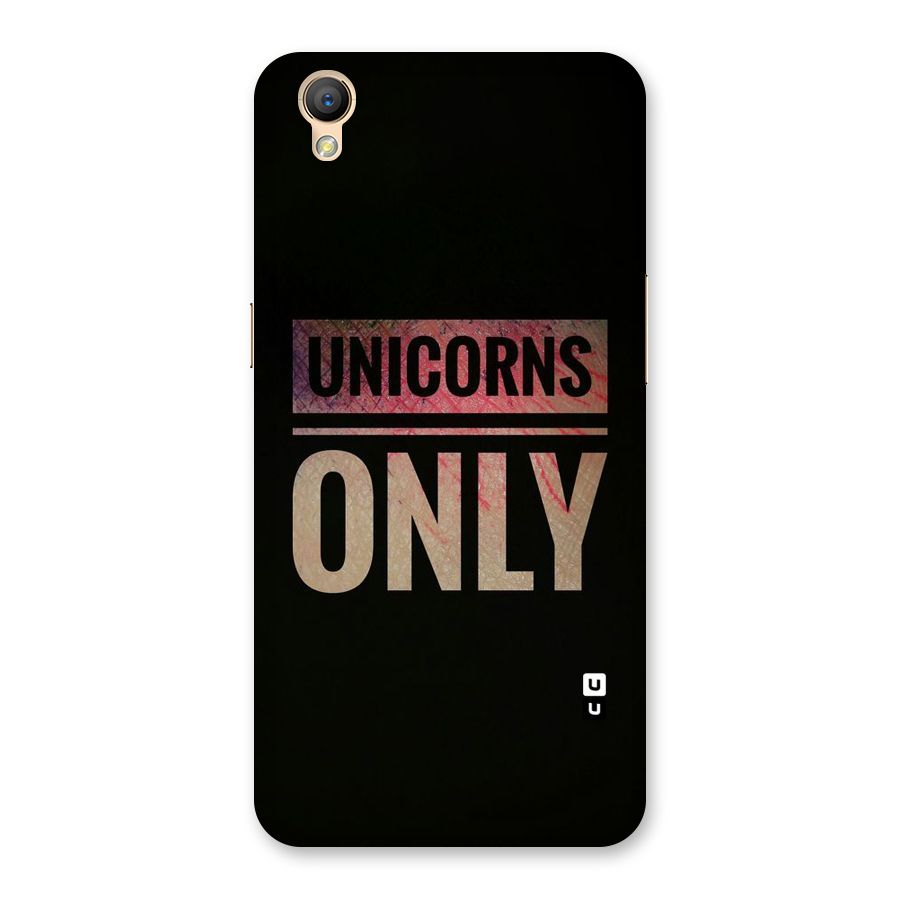 Unicorns Only Back Case for Oppo A37