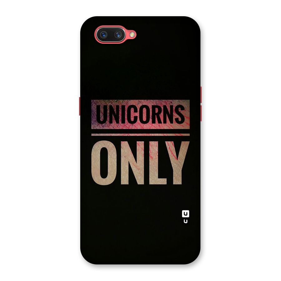 Unicorns Only Back Case for Oppo A3s
