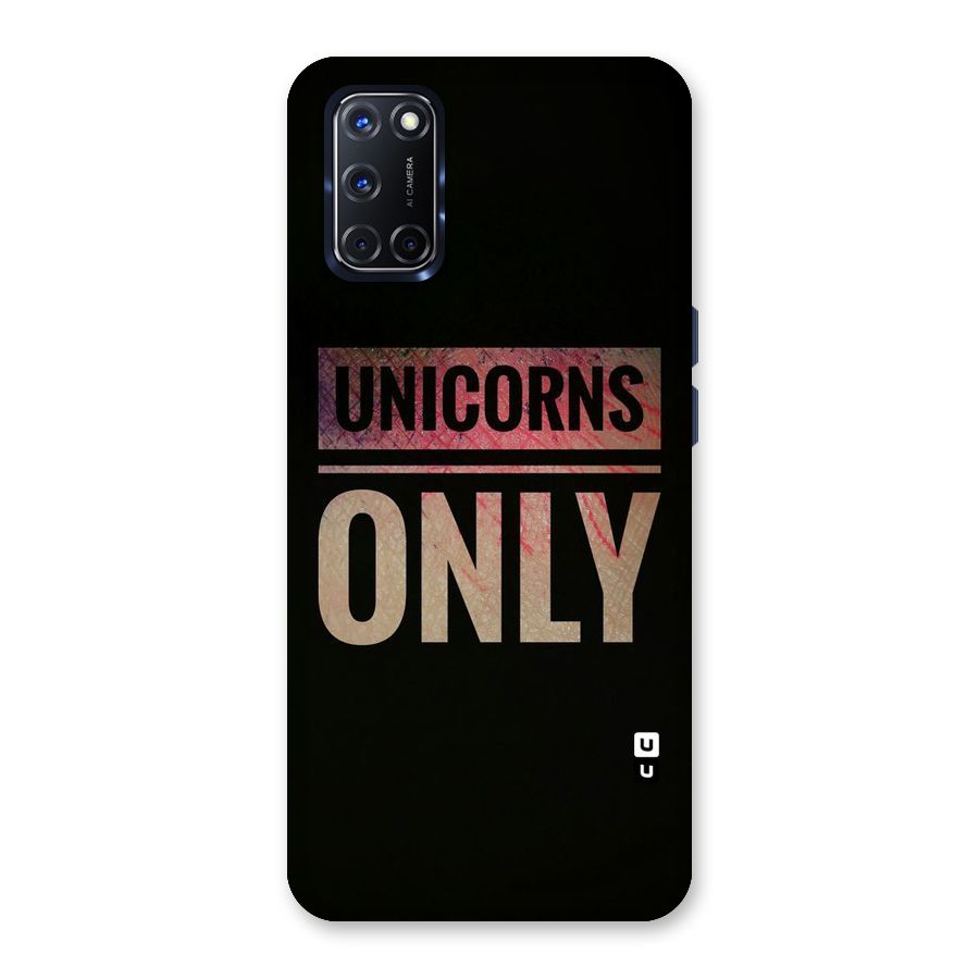 Unicorns Only Back Case for Oppo A52