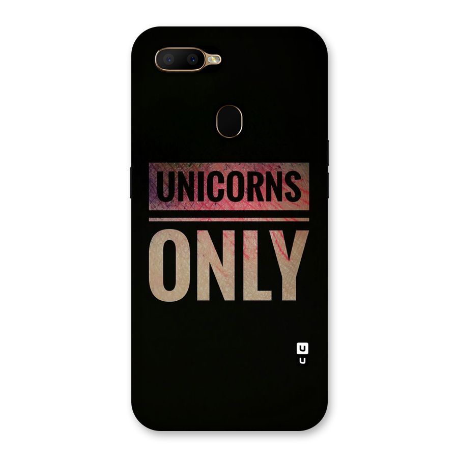 Unicorns Only Back Case for Oppo A5s