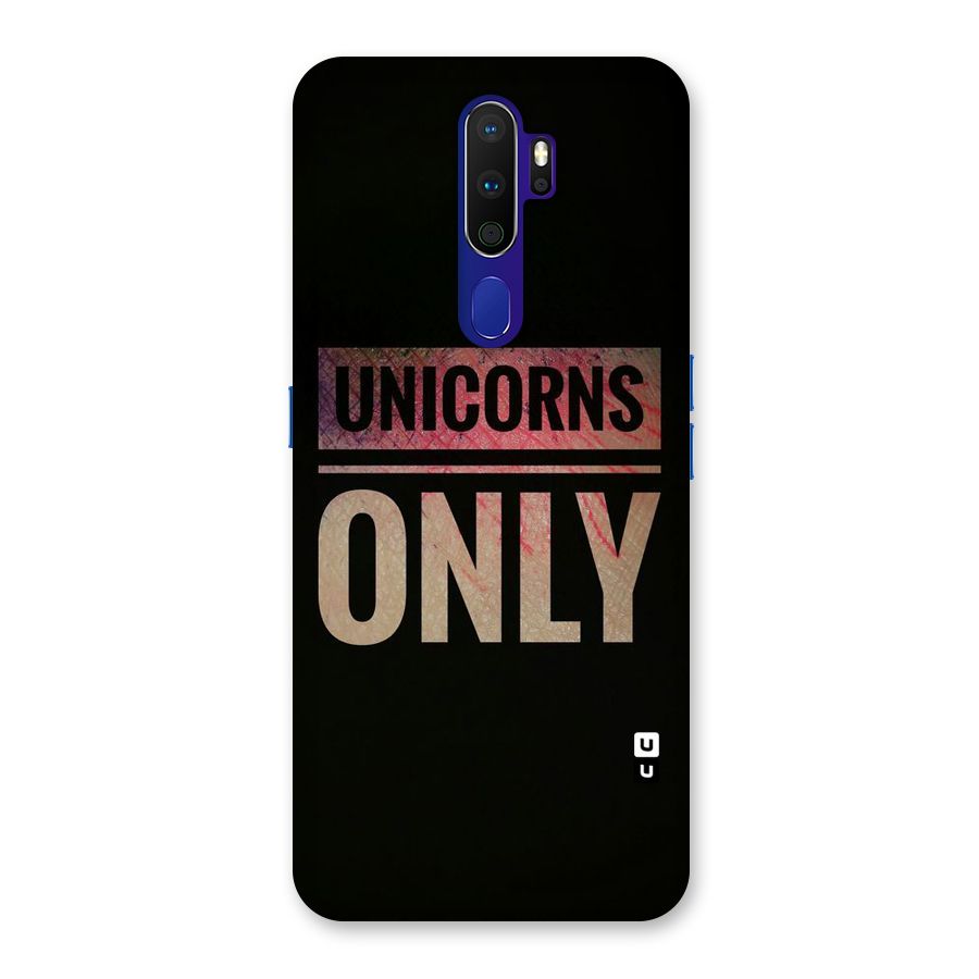 Unicorns Only Back Case for Oppo A9 (2020)