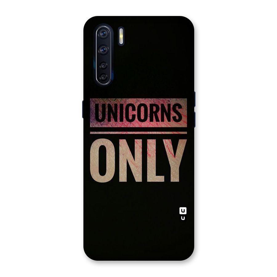 Unicorns Only Back Case for Oppo F15