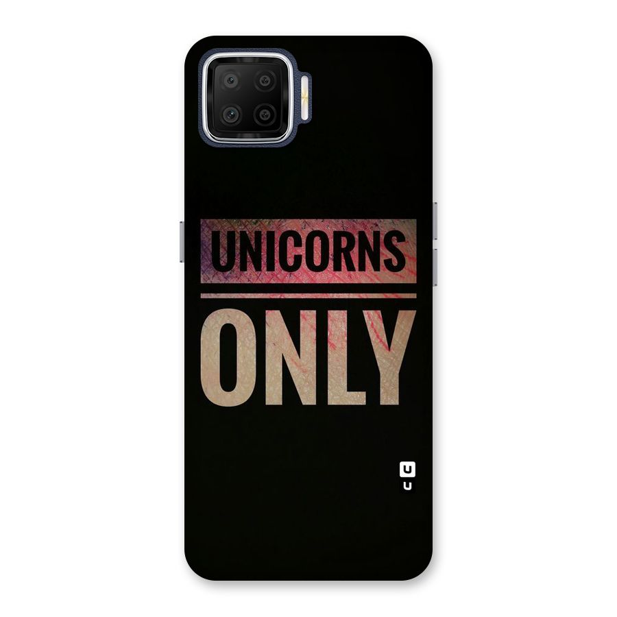 Unicorns Only Back Case for Oppo F17