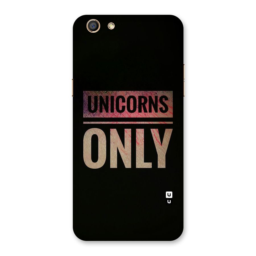 Unicorns Only Back Case for Oppo F3