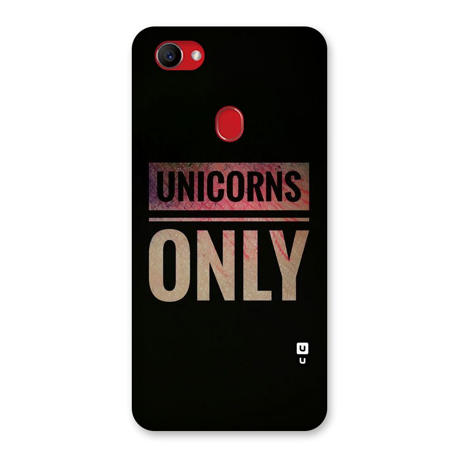 Unicorns Only Back Case for Oppo F7