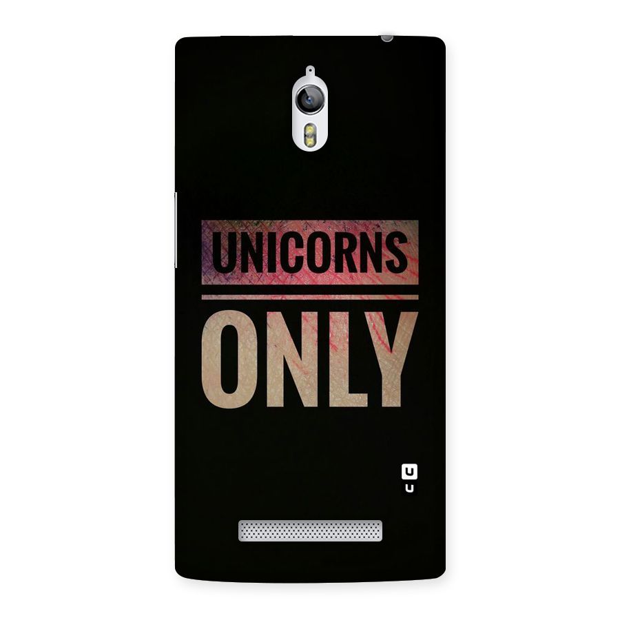 Unicorns Only Back Case for Oppo Find 7