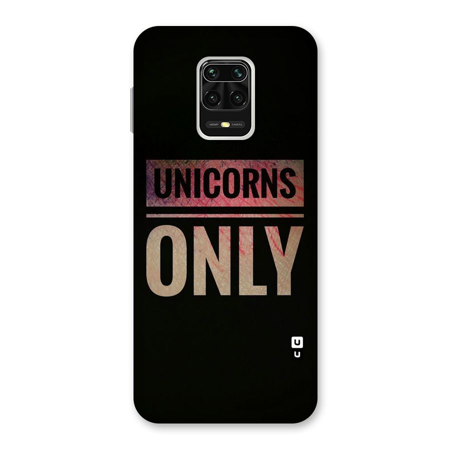 Unicorns Only Back Case for Poco M2 Pro