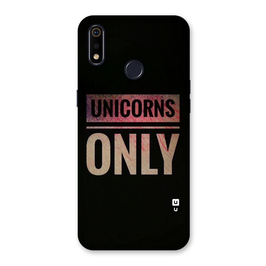 Unicorns Only Back Case for Realme 3i