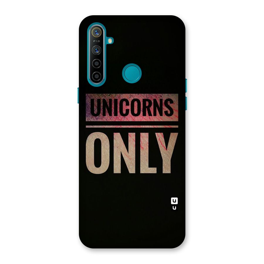 Unicorns Only Back Case for Realme 5i