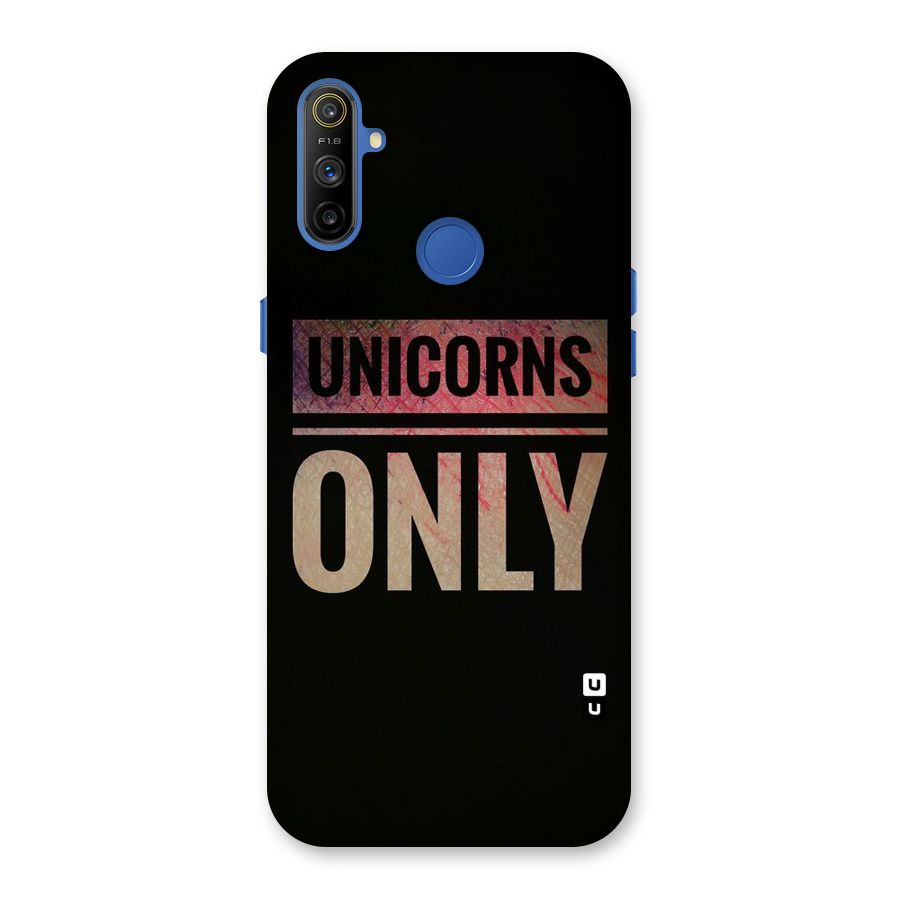 Unicorns Only Back Case for Realme Narzo 10A