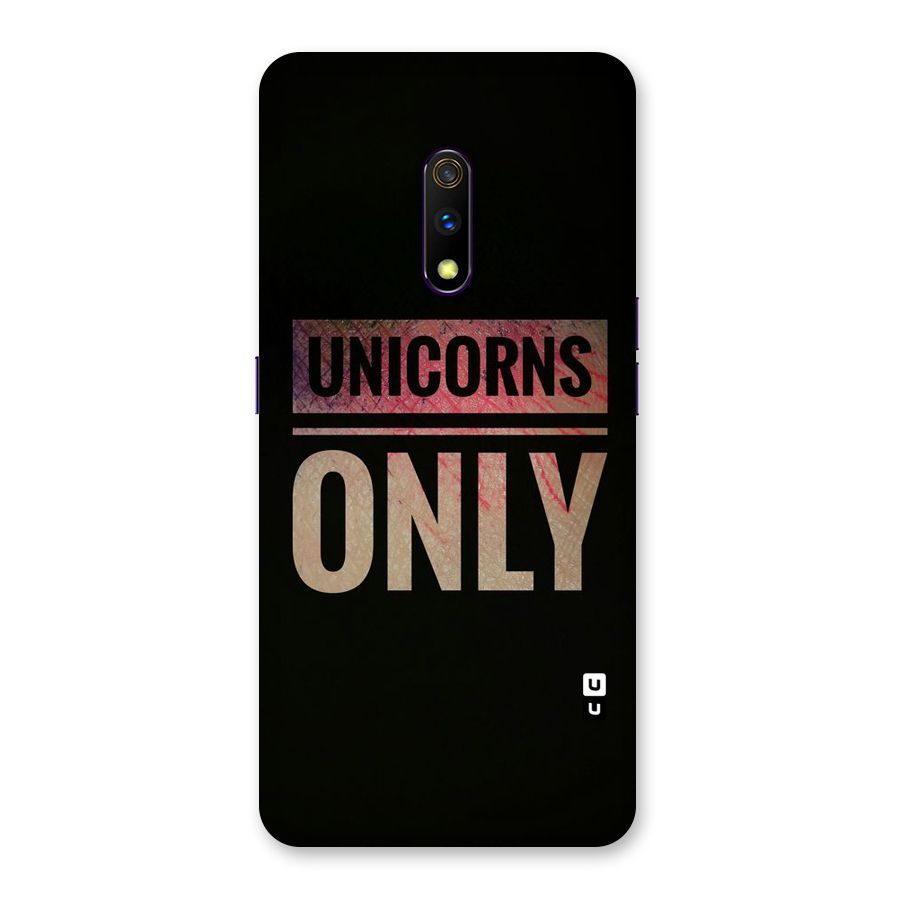 Unicorns Only Back Case for Realme X