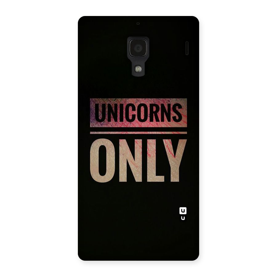 Unicorns Only Back Case for Redmi 1S