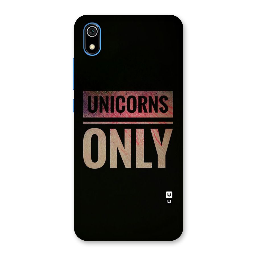 Unicorns Only Back Case for Redmi 7A