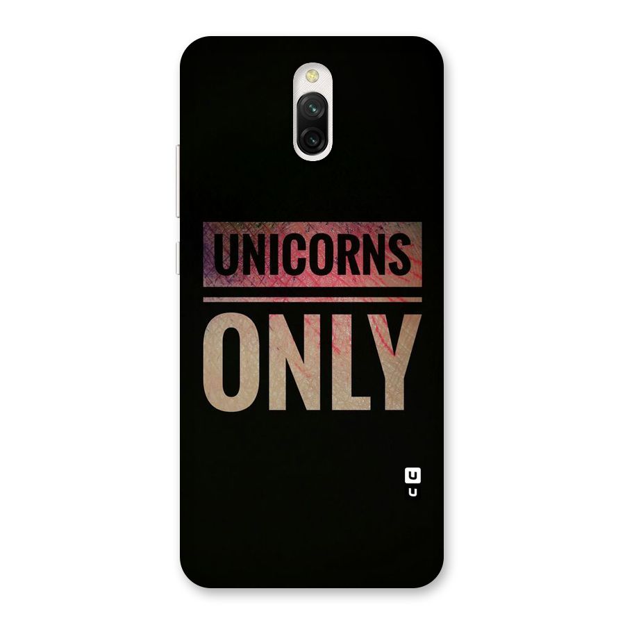 Unicorns Only Back Case for Redmi 8A Dual