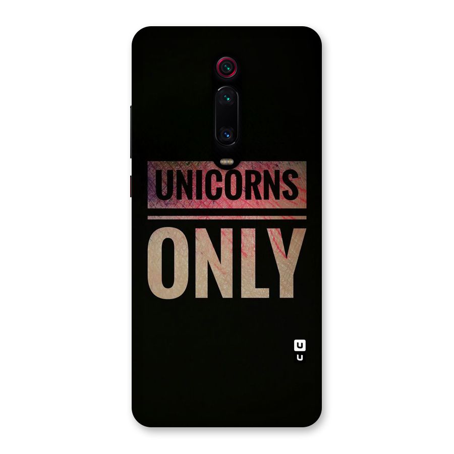 Unicorns Only Back Case for Redmi K20