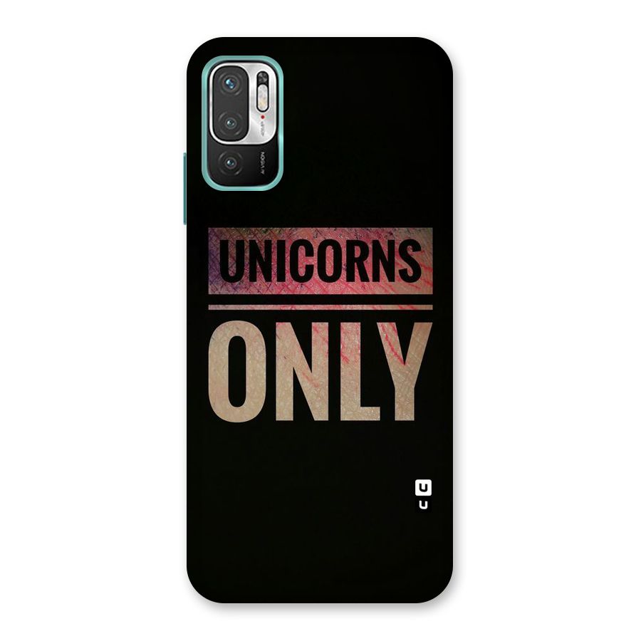 Unicorns Only Back Case for Redmi Note 10T 5G