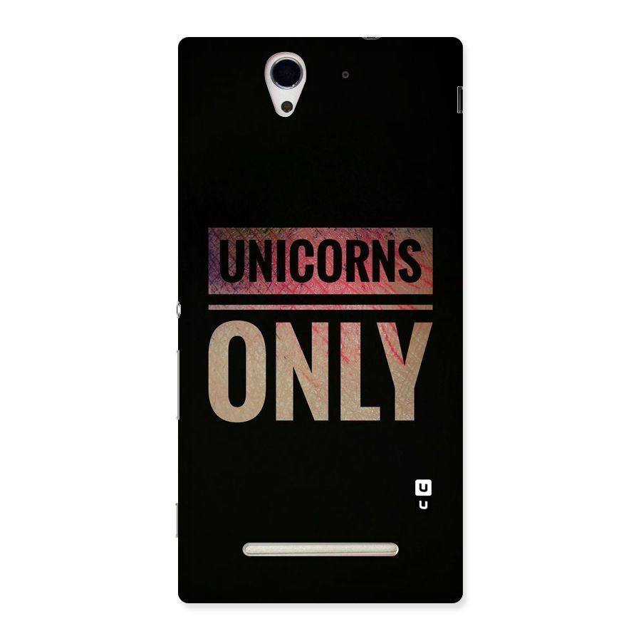 Unicorns Only Back Case for Sony Xperia C3