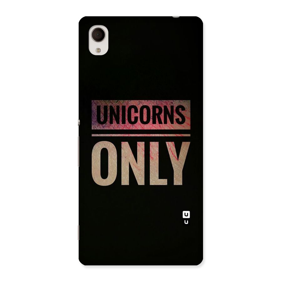 Unicorns Only Back Case for Sony Xperia M4