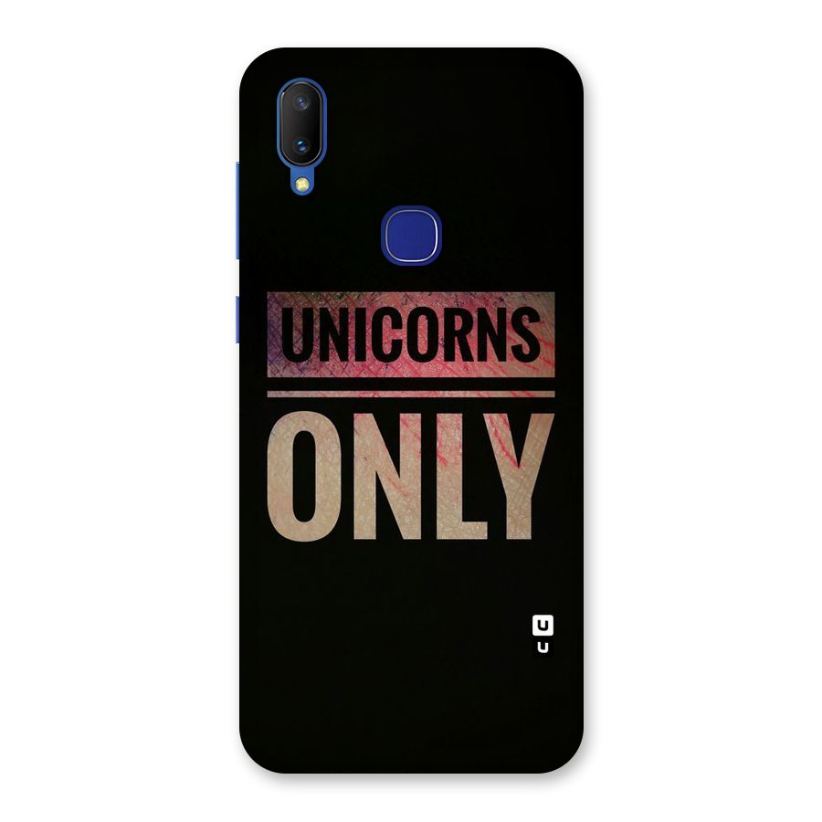 Unicorns Only Back Case for Vivo V11