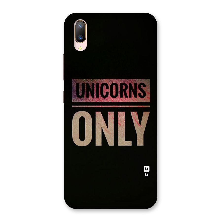 Unicorns Only Back Case for Vivo V11 Pro