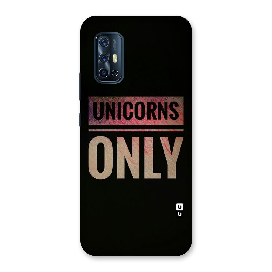 Unicorns Only Back Case for Vivo V17