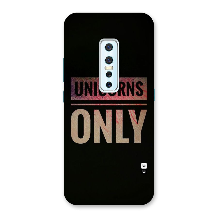 Unicorns Only Back Case for Vivo V17 Pro