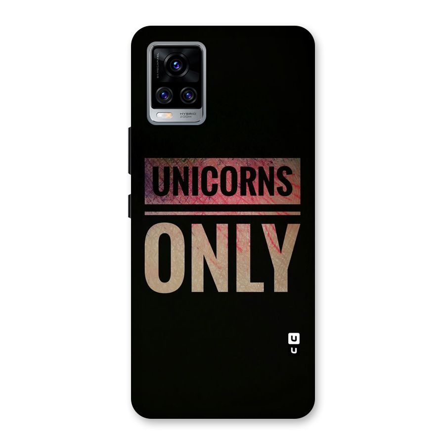 Unicorns Only Back Case for Vivo V20 Pro