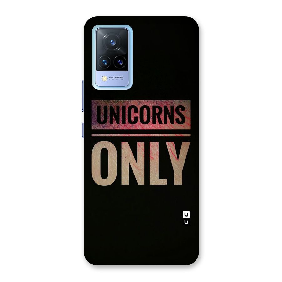 Unicorns Only Back Case for Vivo V21 5G