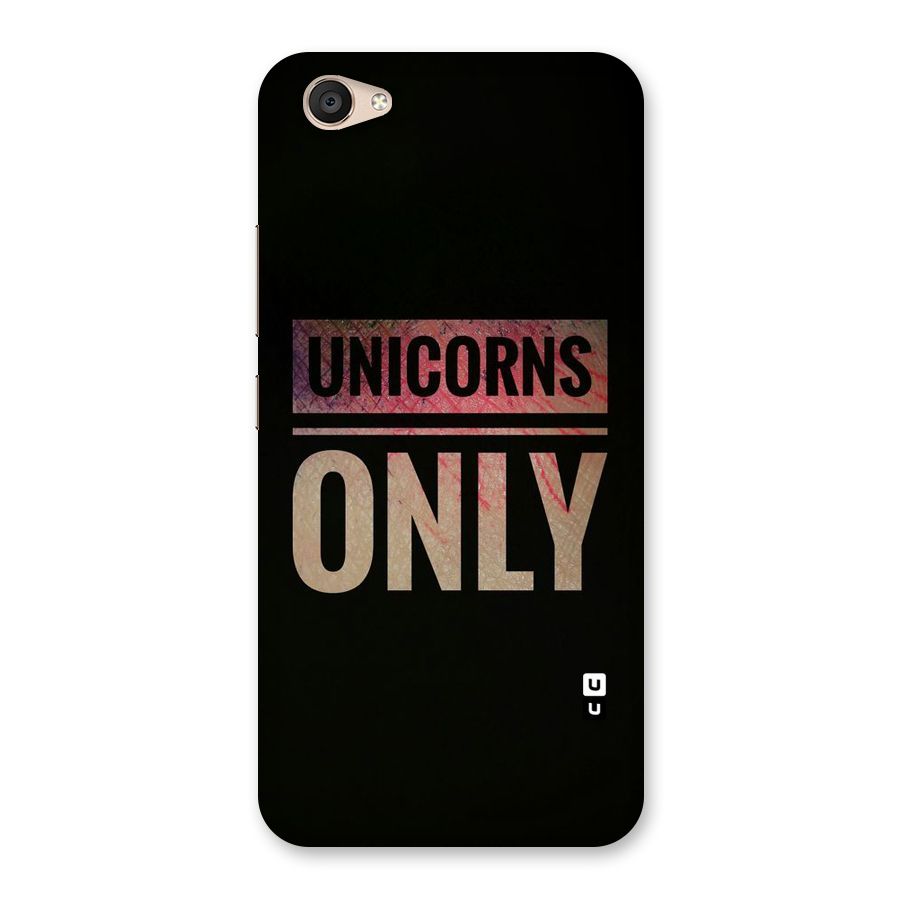 Unicorns Only Back Case for Vivo V5 Plus