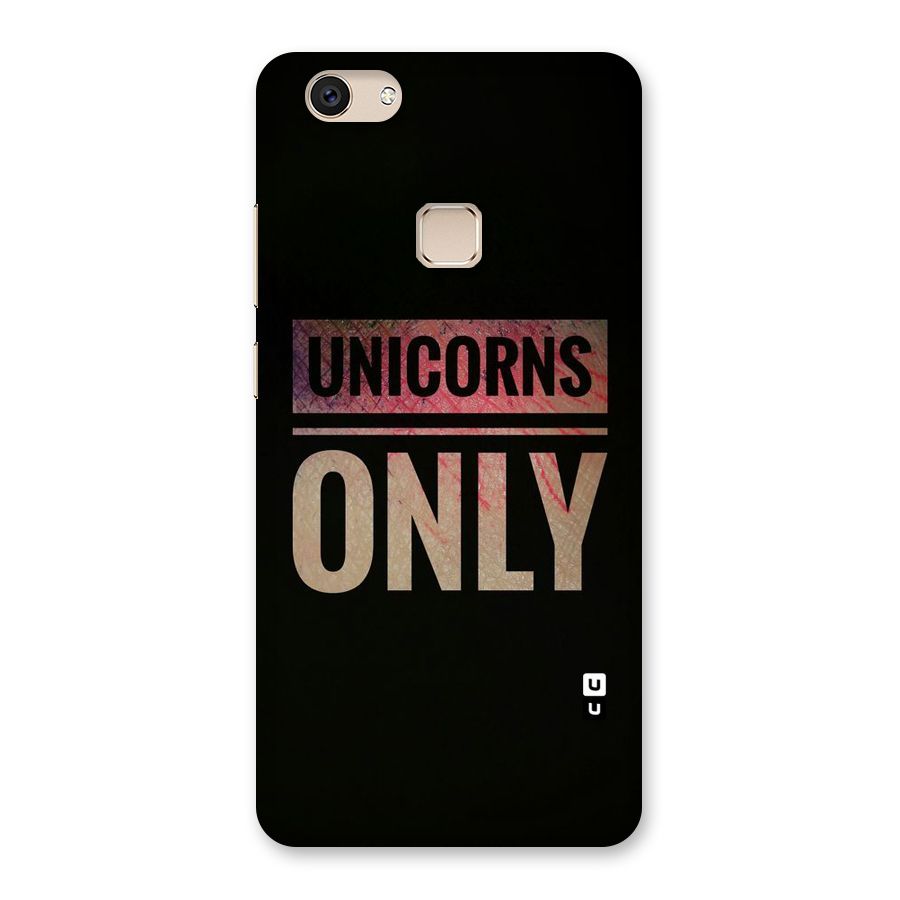 Unicorns Only Back Case for Vivo V7