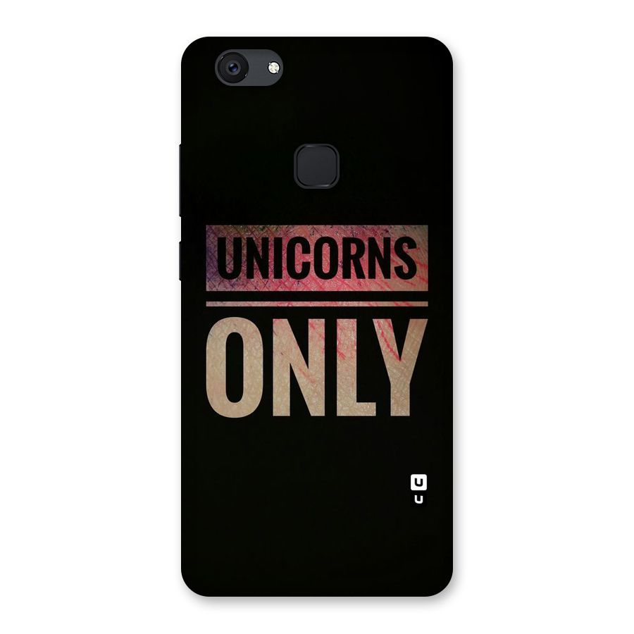 Unicorns Only Back Case for Vivo V7 Plus
